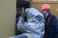 На складах табачной фабрики прошли учения: по легенде взорвалась газовая котельная (ФОТО, ВИДЕО)