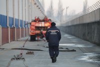 На складах табачной фабрики прошли учения: по легенде взорвалась газовая котельная (ФОТО, ВИДЕО)