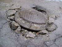 На улице Карла Маркса в Кременчуге можно поупражняться в фигурном вождении автомобиля (ФОТО)