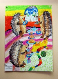 Выставка детского рисунка "Різдвяна феєрія"