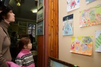 Выставка детского рисунка "Різдвяна феєрія"