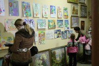 Выставка детского рисунка "Різдвяна феєрія"