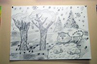 Выставка детского рисунка "Різдвяна феєрія"