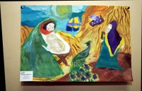 Выставка детского рисунка "Різдвяна феєрія"