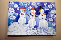 Выставка детского рисунка "Різдвяна феєрія"