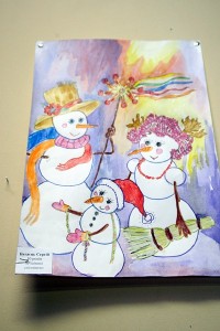 Выставка детского рисунка "Різдвяна феєрія"