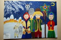 Выставка детского рисунка "Різдвяна феєрія"