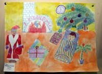 Выставка детского рисунка "Різдвяна феєрія"