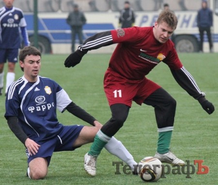 ФУТБОЛ. «Кремень» сыграл первый товарищеский матч в зимнем перерыве. ДОПОЛНЕНО фото В.Шараевского.