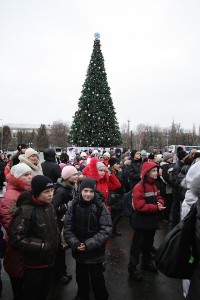 В Кременчуге открыли главную елку (ФОТОРЕПОРТАЖ)