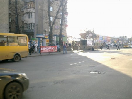 На «Центральном рынке» в Кременчуге установили спецограждения