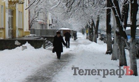 Зима в Кременчуге. Фото из архива "Телеграфа"