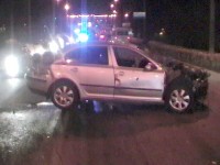 ДТП на путепроводе возле Пивзавода