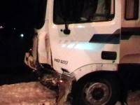 ДТП на путепроводе возле Пивзавода