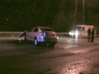 ДТП на путепроводе возле Пивзавода