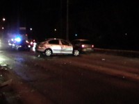 ДТП на путепроводе возле Пивзавода