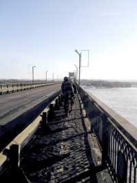 В Кременчуге проходят зимние соревнования «Crazy bikes»-2012