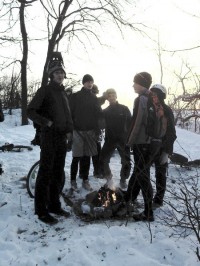 В Кременчуге проходят зимние соревнования «Crazy bikes»-2012