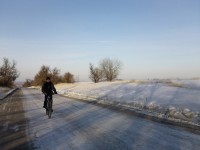 В Кременчуге проходят зимние соревнования «Crazy bikes»-2012