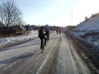 В Кременчуге проходят зимние соревнования «Crazy bikes»-2012