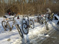 В Кременчуге проходят зимние соревнования «Crazy bikes»-2012