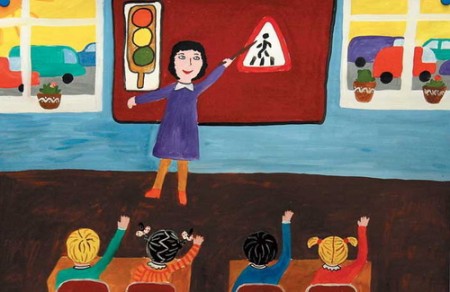 ГАИ объявила в Кременчуге конкурс детского рисунка