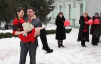 В Кременчуге 14 февраля расписались три пары (ФОТО,ВИДЕО)