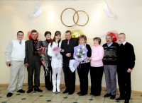 В Кременчуге 14 февраля расписались три пары (ФОТО,ВИДЕО)