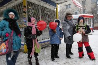 "Маршрутка любви" возила кременчужан за поцелуй (ФОТО, ВИДЕО)