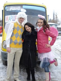 "Маршрутка любви" возила кременчужан за поцелуй (ФОТО, ВИДЕО)