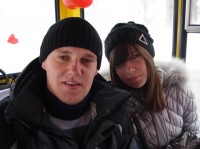 "Маршрутка любви" возила кременчужан за поцелуй (ФОТО, ВИДЕО)