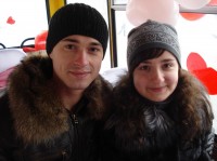 "Маршрутка любви" возила кременчужан за поцелуй (ФОТО, ВИДЕО)