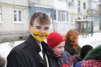 Кременчугские школьники вышли на улицы, чтобы проявить доброту (ФОТО)