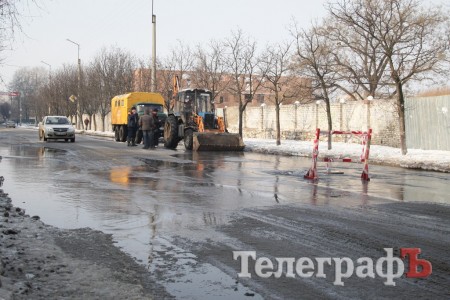 Центр Кременчуга остался без холодной воды (ФОТО)