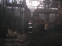 Пожар на вагоностроительном заводе ликвидирован (ФОТО, ВИДЕО)