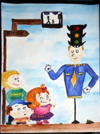 Безопасность дорожного движения глазами детей (ФОТО)