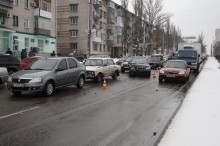 В Кременчуге столкнулись 4 машины (ФОТО, ВИДЕО)