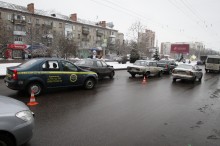 В Кременчуге столкнулись 4 машины (ФОТО, ВИДЕО)