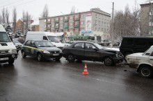 В Кременчуге столкнулись 4 машины (ФОТО, ВИДЕО)