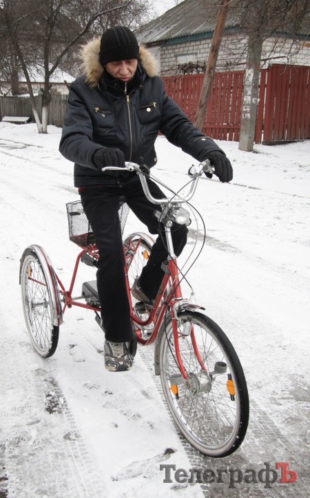 Кременчужанин заказал себе велосипед из Лондона (ФОТО)
