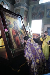 В Кременчуг привезли чудотворную икону Божией Матери «Страстная»