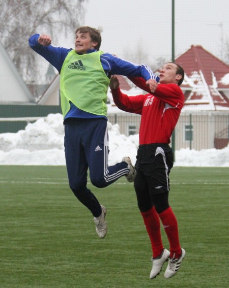 ФУТБОЛ.  Контрольный матч. «Кремень» - «Шпола-ЛНЗ-Лебедин» 1:1. ДОПОЛНЕНО.