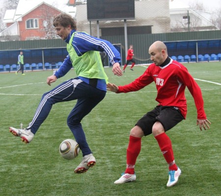 ФУТБОЛ.  Контрольный матч. «Кремень» - «Шпола-ЛНЗ-Лебедин» 1:1. ДОПОЛНЕНО.