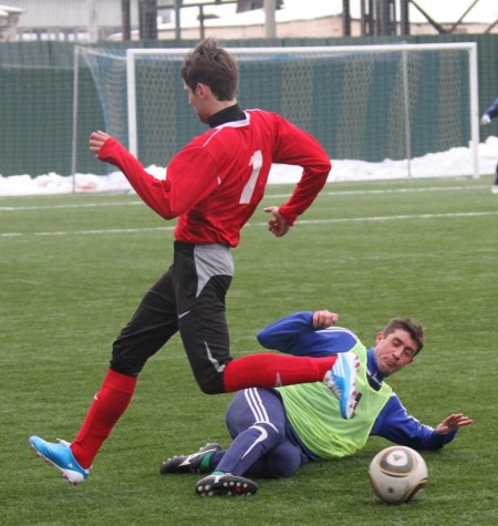 ФУТБОЛ.  Контрольный матч. «Кремень» - «Шпола-ЛНЗ-Лебедин» 1:1. ДОПОЛНЕНО.