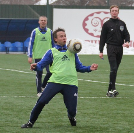 ФУТБОЛ.  Контрольный матч. «Кремень» - «Шпола-ЛНЗ-Лебедин» 1:1. ДОПОЛНЕНО.