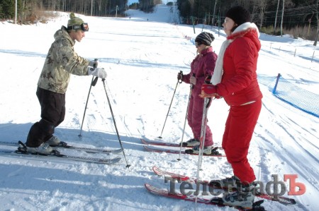 Как я вставала на лыжи (ФОТО)