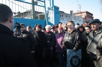Работники ЖБШ вышли на митинг, требуя зарплату и работу (ФОТО, ВИДЕО)