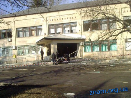 В Знаменке Кировоградской области в поликлинике произошел взрыв