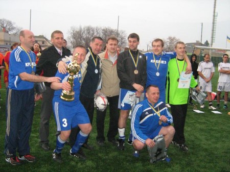 В Кременчуге прошел футбольный турнир между сотрудниками компании «Данон»