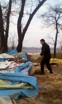 На острове Зелёный снесли незаконные постройки (ФОТО)